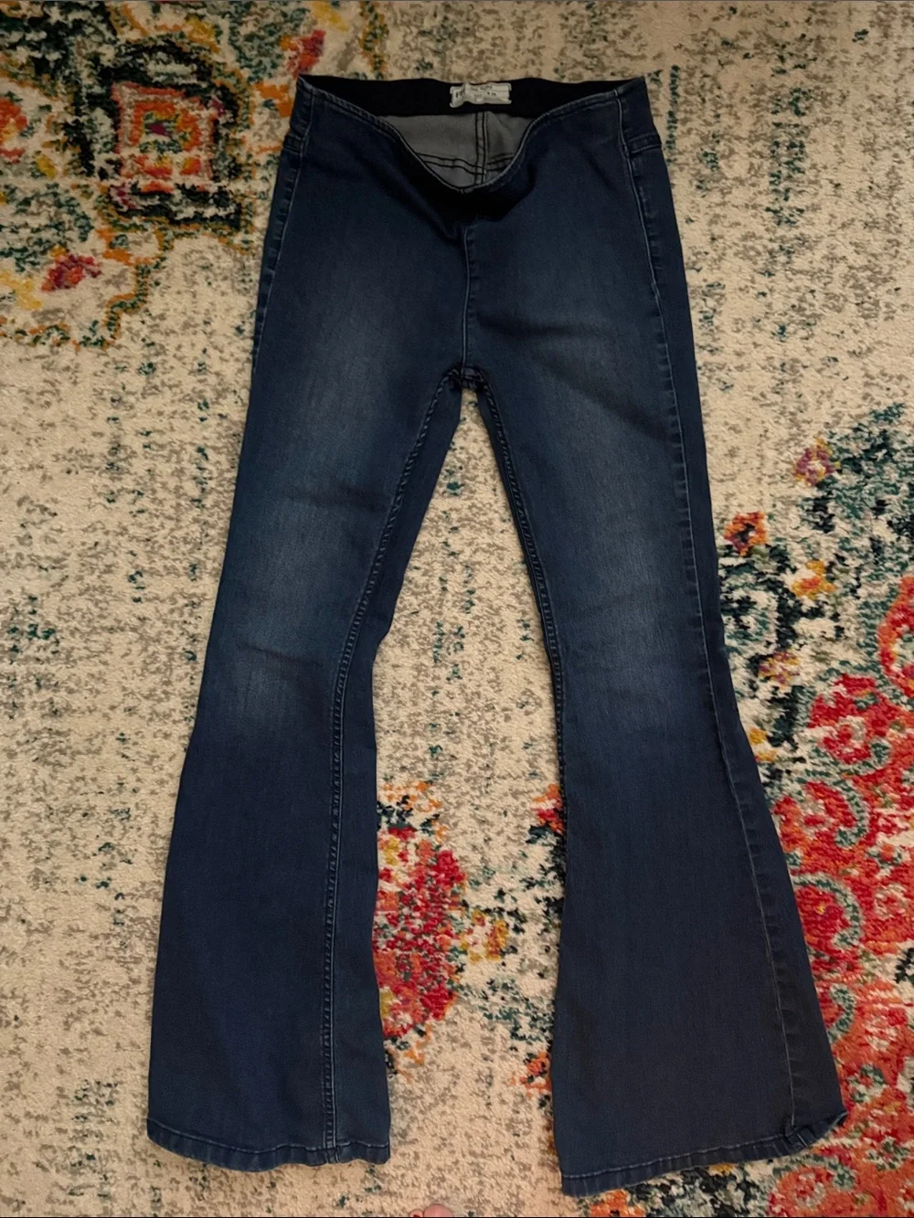 Free People Penny Pull On Flare Jeans